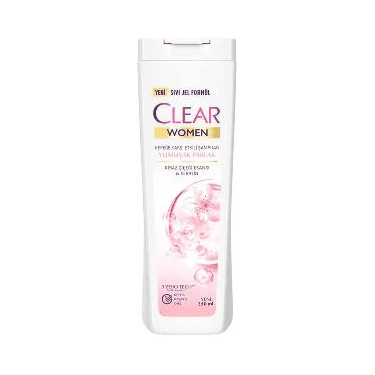 Clear Women Kepeğe Karşı Etkili Şampuan Yumuşak Parlak Kiraz Çiçeği Esansı & Keratin 350 ml