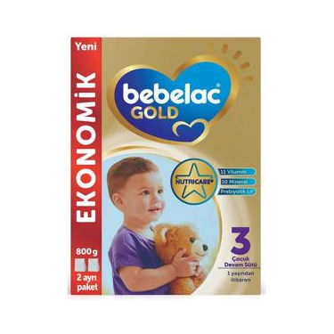 Bebelac Gold 3 Vitamin Prebiyotik 800 gr