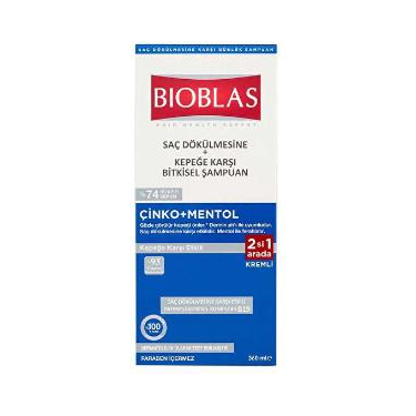 Bioblas Çinko&Mentol Şampuan 360 ml