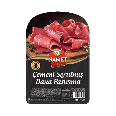 Namet Dilimli Pastırma Çemeni Sıyrılmış 130 gr