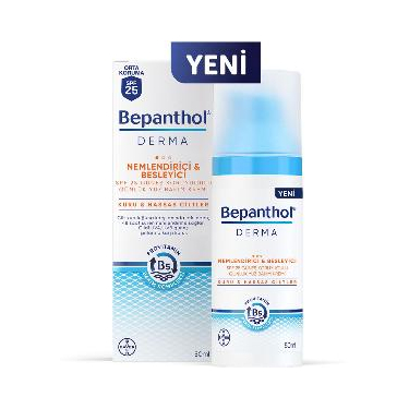 Bepanthol Derma Nemlendirici Besleyici Spf 25 Yüz Bakım Kremi 50 ml