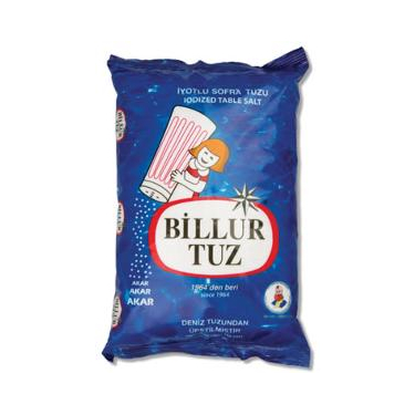 Billur Tuz İyotlu Tuz 750 gr