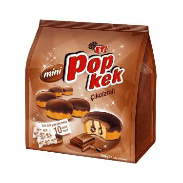 Eti Pop Kek Mini Kakaolu 10 Adet 180 gr