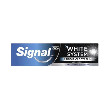 Signal White System Diş Macunu Arındırıcı Beyazlık Aktif Karbon 75 ml