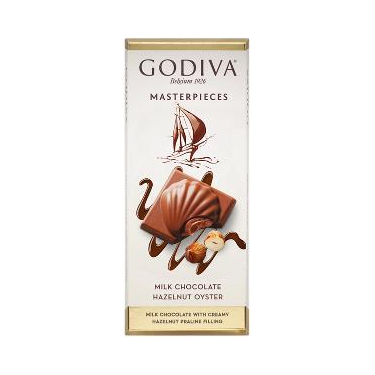 Godiva Sütlü Fındıklı Tablet Çikolata İstiridye 83 gr