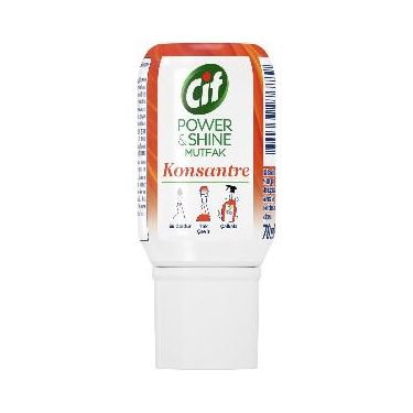 Cif Power & Shine Konsantre Mutfak Yüzey Temizleyici Leke Çıkarıcı Yağ Çözücü 70 ml