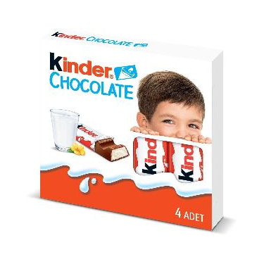 Kinder Chocolate 4'lü 50 gr