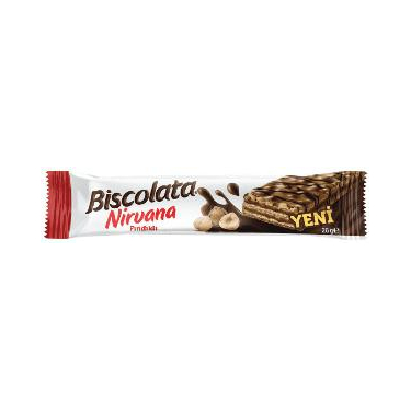 Biscolata Nirvana Fındıklı Gofret 26 gr