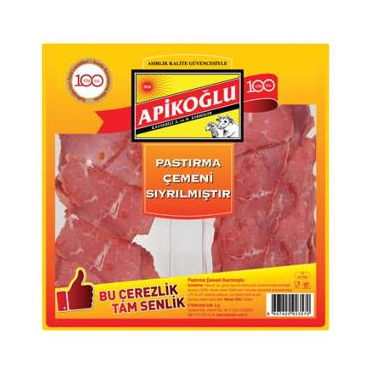 Apikoğlu Çemeni Sıyrılmış Çerezlik Pastırma 100 gr