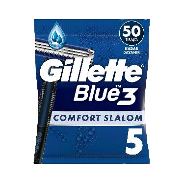 Gillette Blue 3 Comfort Slalom Traş Bıçağı 5'li