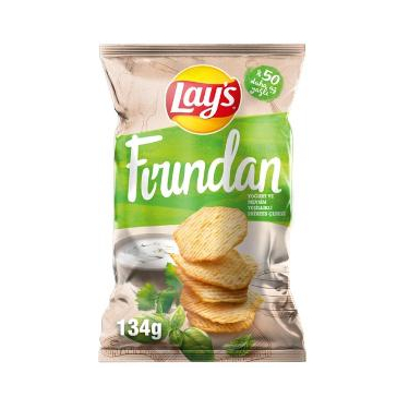 Lay's Fırından Yoğurt ve Mevsim Yeşillikleri Çeşnili Patates Cipsi Parti Boy 134 gr